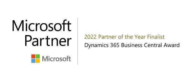 Tipsa - Finalist Microsoft PArtner Of The Year 2022 Dynamics 365 Business Central